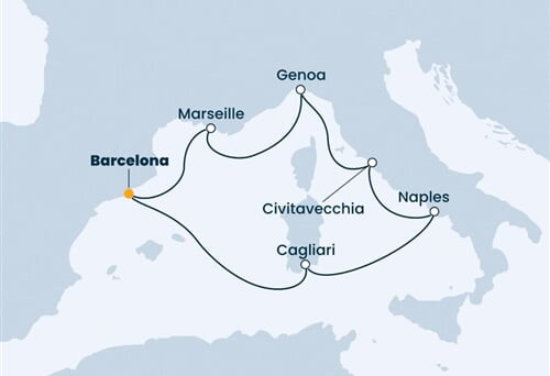 Středomořím na Sardinii