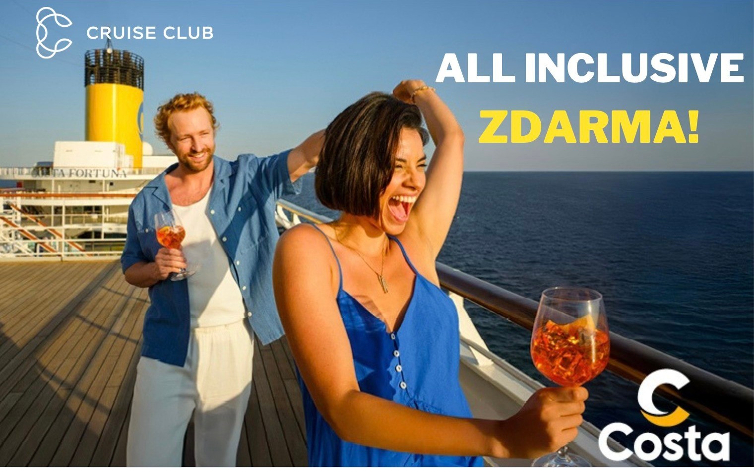 💥 ALL INCLUSIVE ZDARMA od Costa Cruises