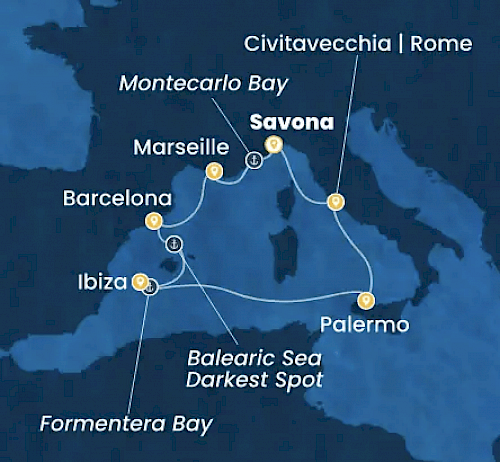 Středomoří s Costa Toscana