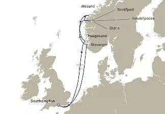 Norské fjordy s Cunard
