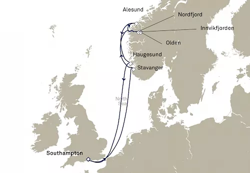 Norské fjordy s Cunard